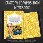 Load image into Gallery viewer, Kiddie Composition Notebook (Select Your Kiddie Character 1-15)
