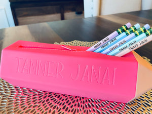 Engraved Pencils/Pencil Pouch or Composition Set