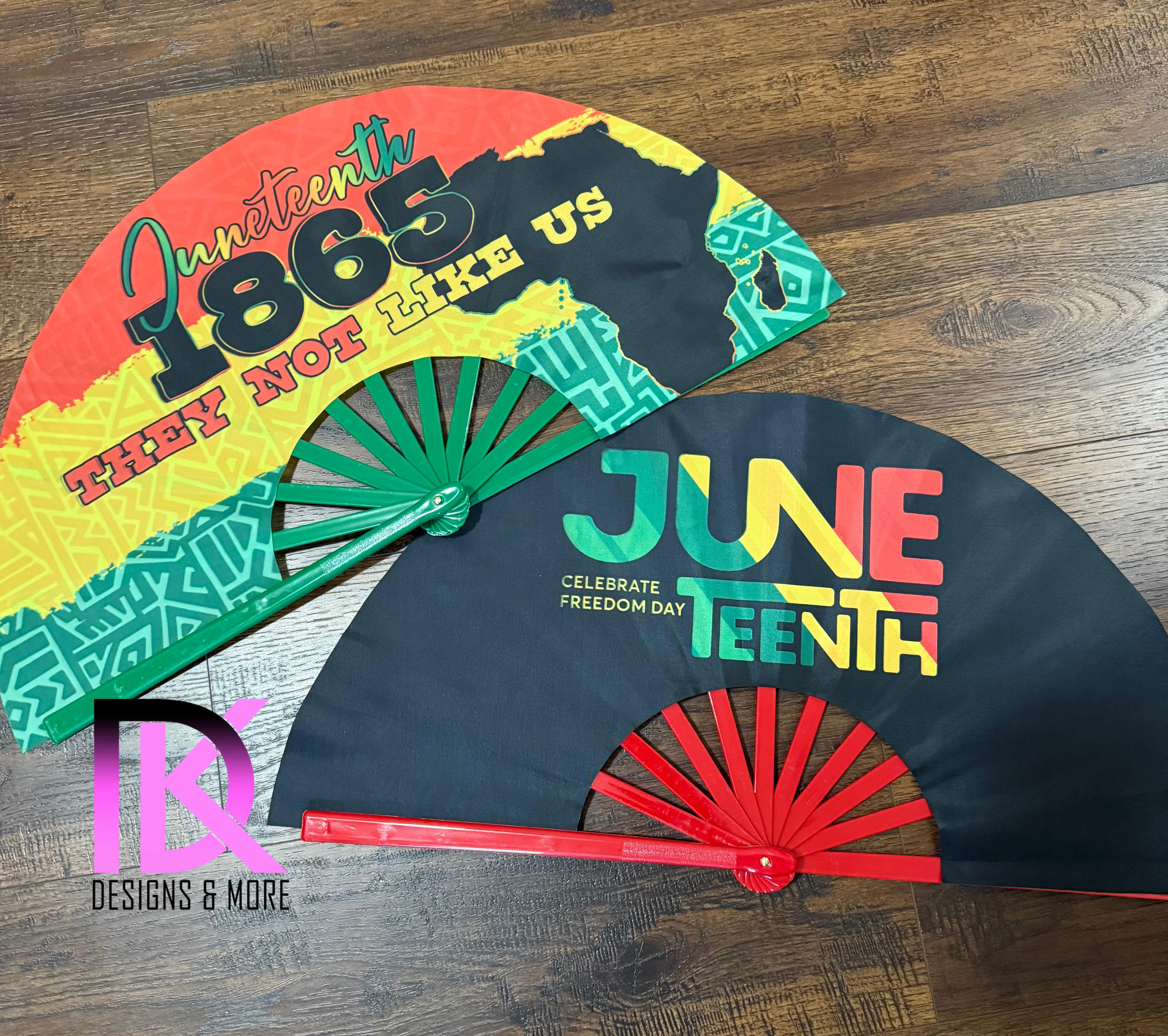 Juneteenth Clack Fan-Celebrate Freedom Loud & Proud